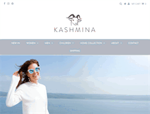 Tablet Screenshot of kashmina.no